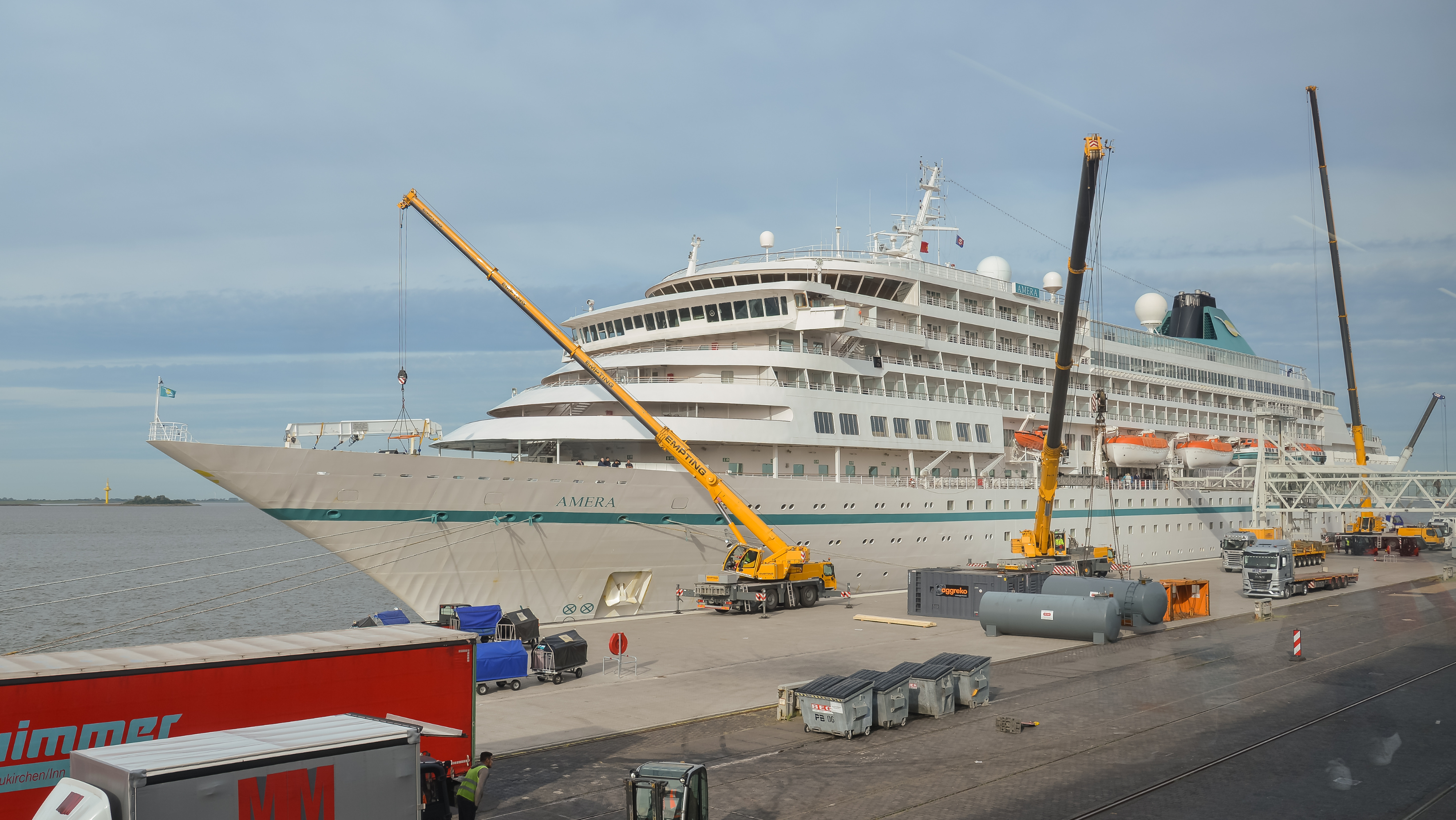 MS Amera Sets Course for Transformation as She Enters Dry Dock